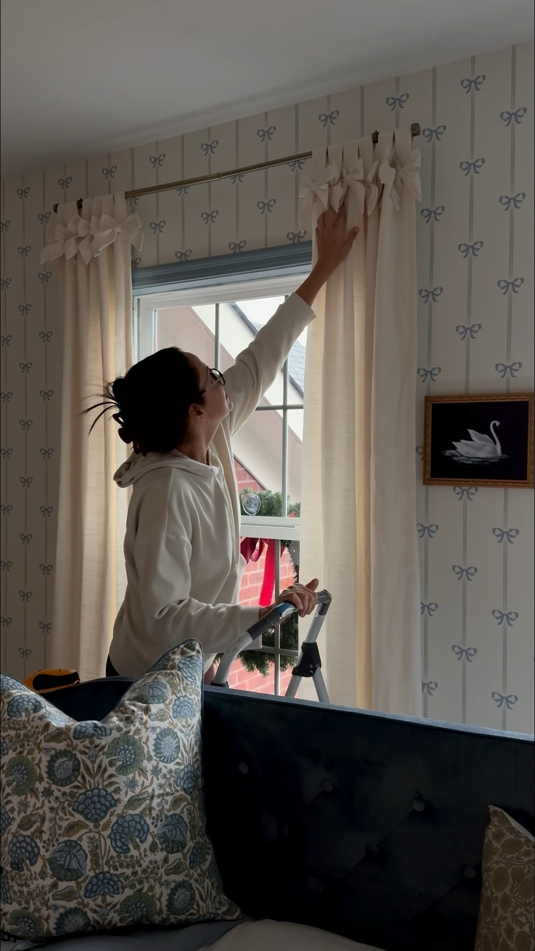 The prettiest bow drapes you’ve ever seen!🥰😍

#LTKmomlife #LTKHome