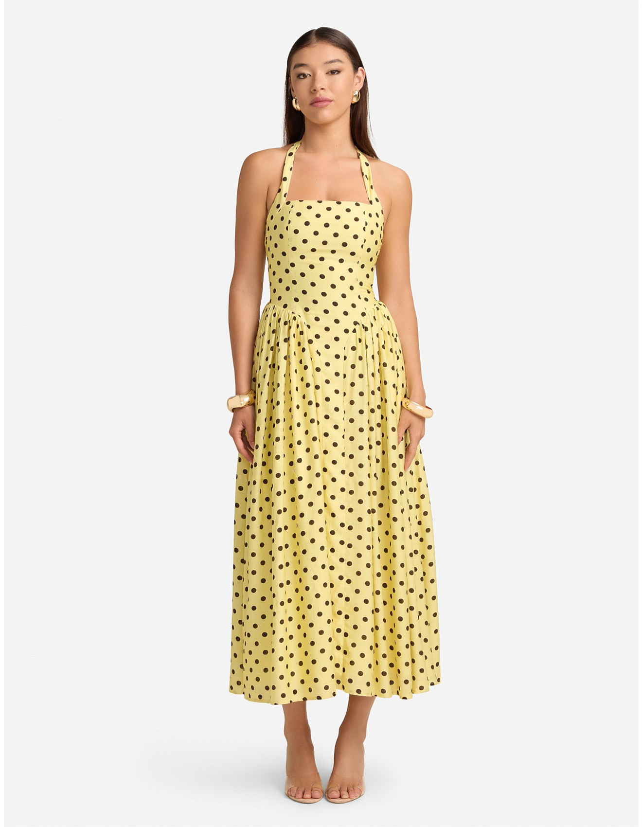 SAMMI HALTER MIDI DRESS | David Jones (Australia & New Zealand)