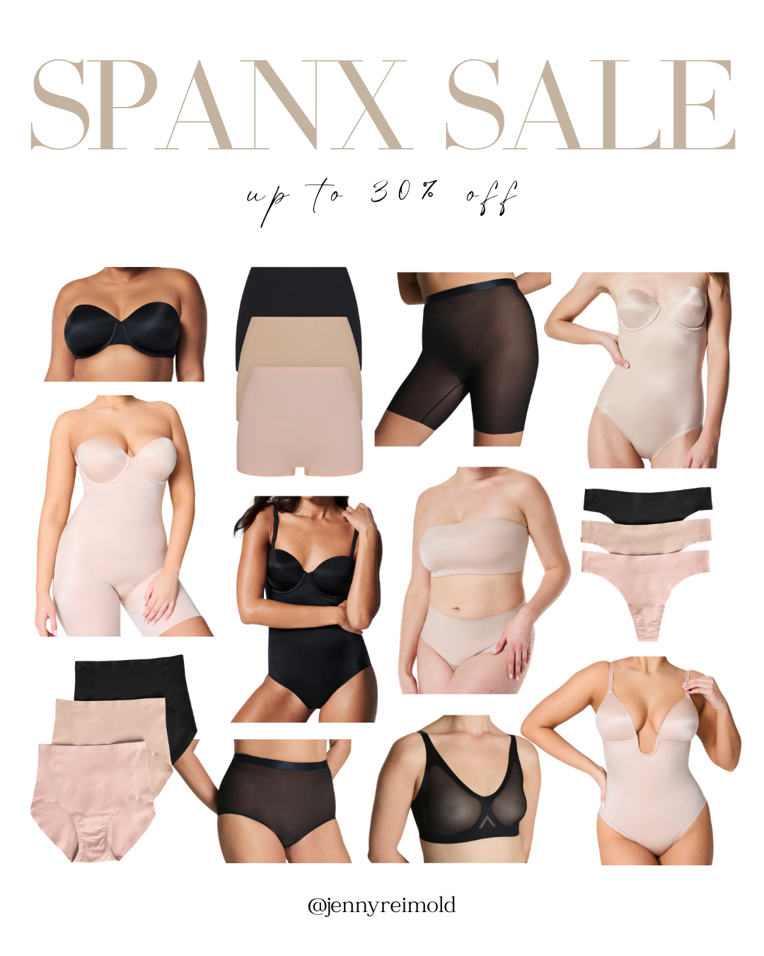 Get up to 30% off at Spanx for their Memorial Day sale! These bras and shaping panties are great for any upcoming weddings or special events. 

 #LTKSaleAlert
