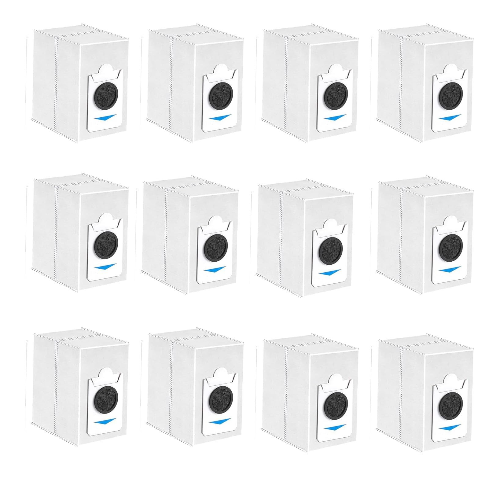 12 Pcs Dust bags for Ecovacs T30S/T30S COMBO/X2 Omni/X2 PRO/ X2 Comb COMPLETE Robot Vacuum and Mo... | Amazon (US)