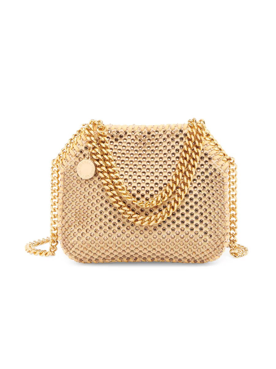 Stella McCartney Mini Falabella Crystal Mesh Shoulder Bag | Saks Fifth Avenue