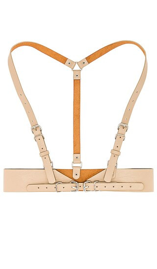 Rivia Harness in Beige | Revolve Clothing (Global)