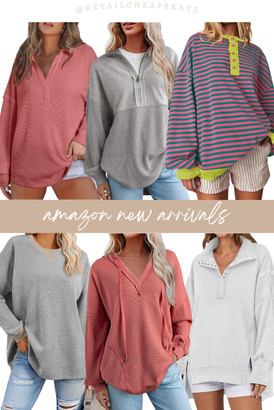 Amazon new arrivals for fall! Cute long sleeve tops & sweatshirts 

#LTKFindsUnder100 #LTKFindsUnder50 #LTKStyleTip