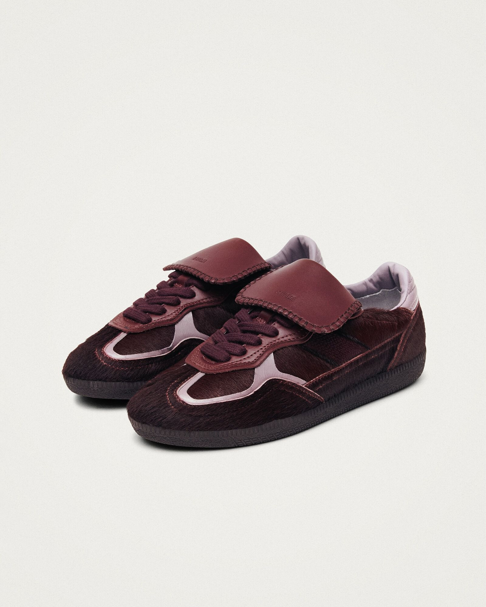 ALOHAS Tb.490 Club Soft Burgundy Leather Sneakers | Haven Well Within