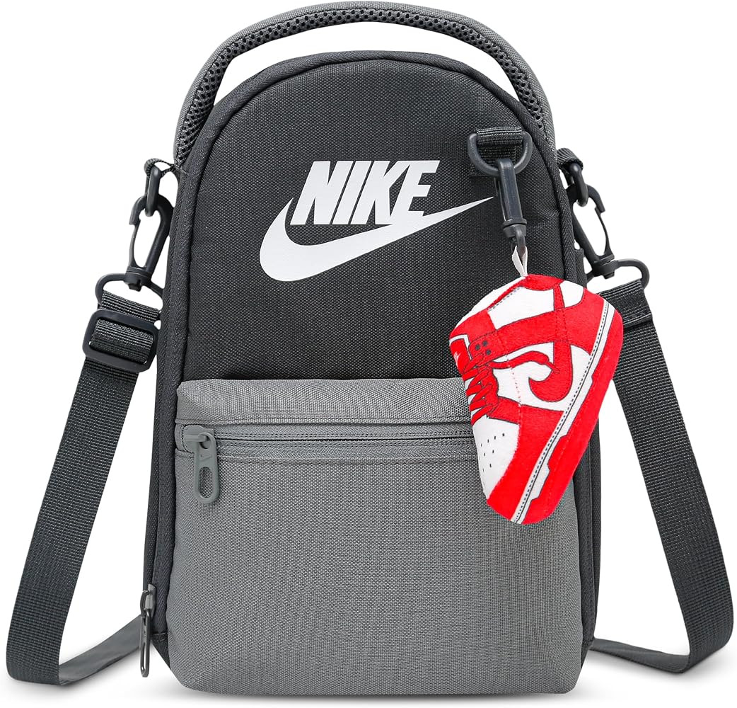 Zip Pull Lunch Bag with Keychain, Dark Smoke Grey, O/S | Amazon (US)