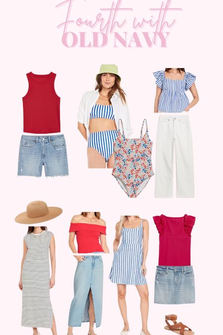 Celebrate 🎉 Fourth of July 🇺🇸 💥🧨 in Old Navy style!   Old Navy fashion // Fourth of July outfits // red white and blue outfits // summer celebration style summer fashionn

#LTKmidsize #LTKstyletip #LTKSeasonal