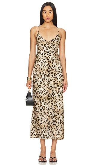 Amelia Slip Dress in Leopard | Revolve Clothing (Global)