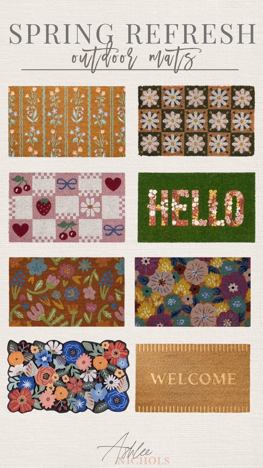 Spring outdoor mats!

Spring decor, porch decor, seasonal decor

#LTKHome #LTKSeasonal