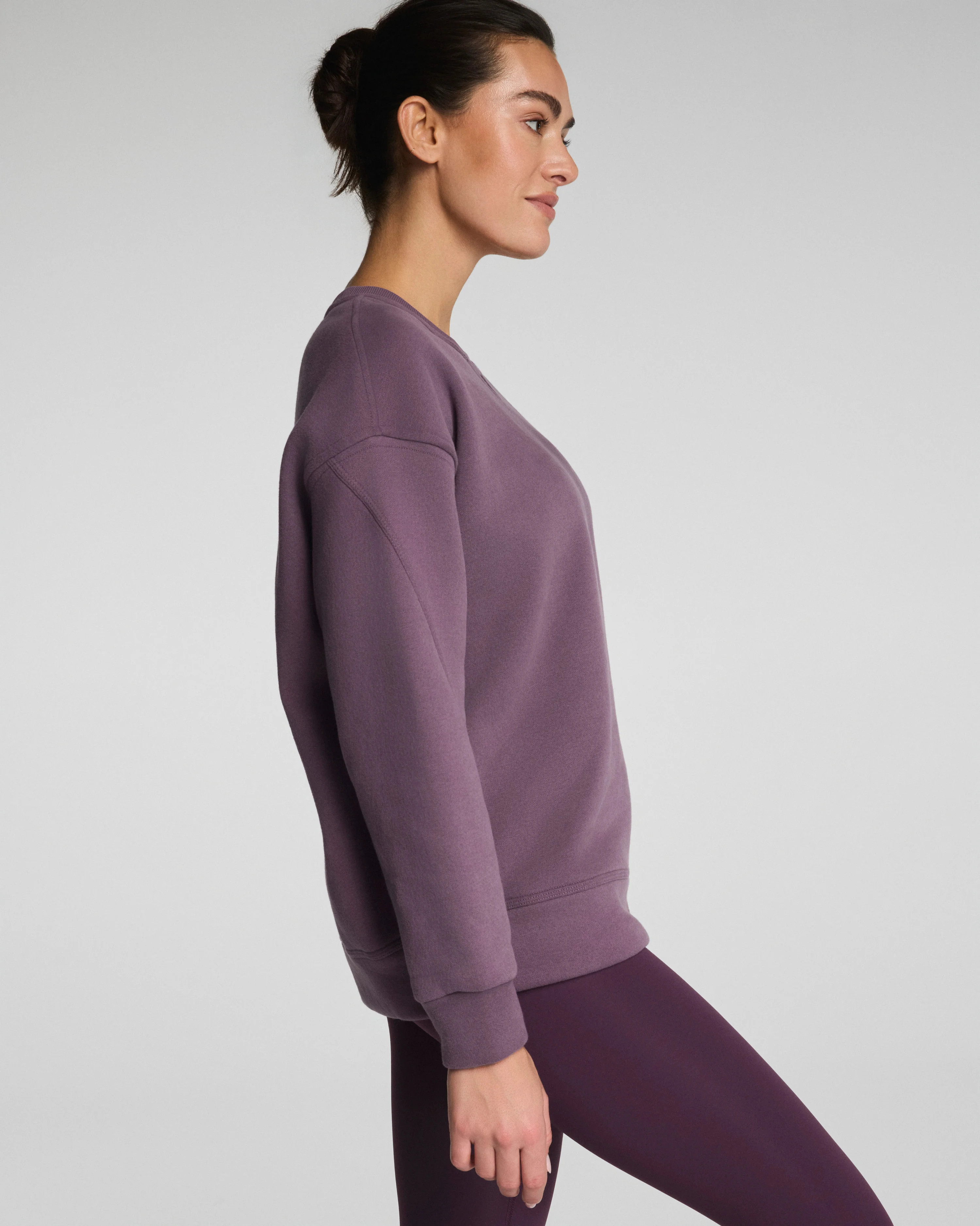 SPANX® BoostUpCotton Fleece Crewneck Tunic | Spanx