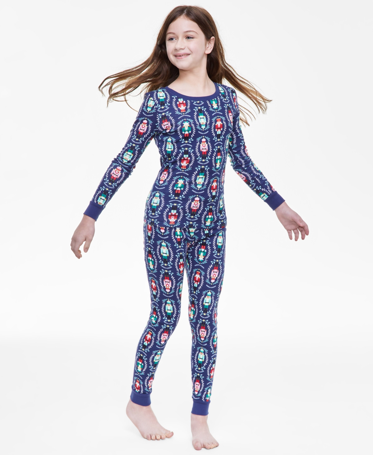 Holiday Lane Little & Big Kids Nutcracker Mix It Cotton Snug Fit Matching Family Pajamas Set, Created for Macy's - Nutcracker | Macy's