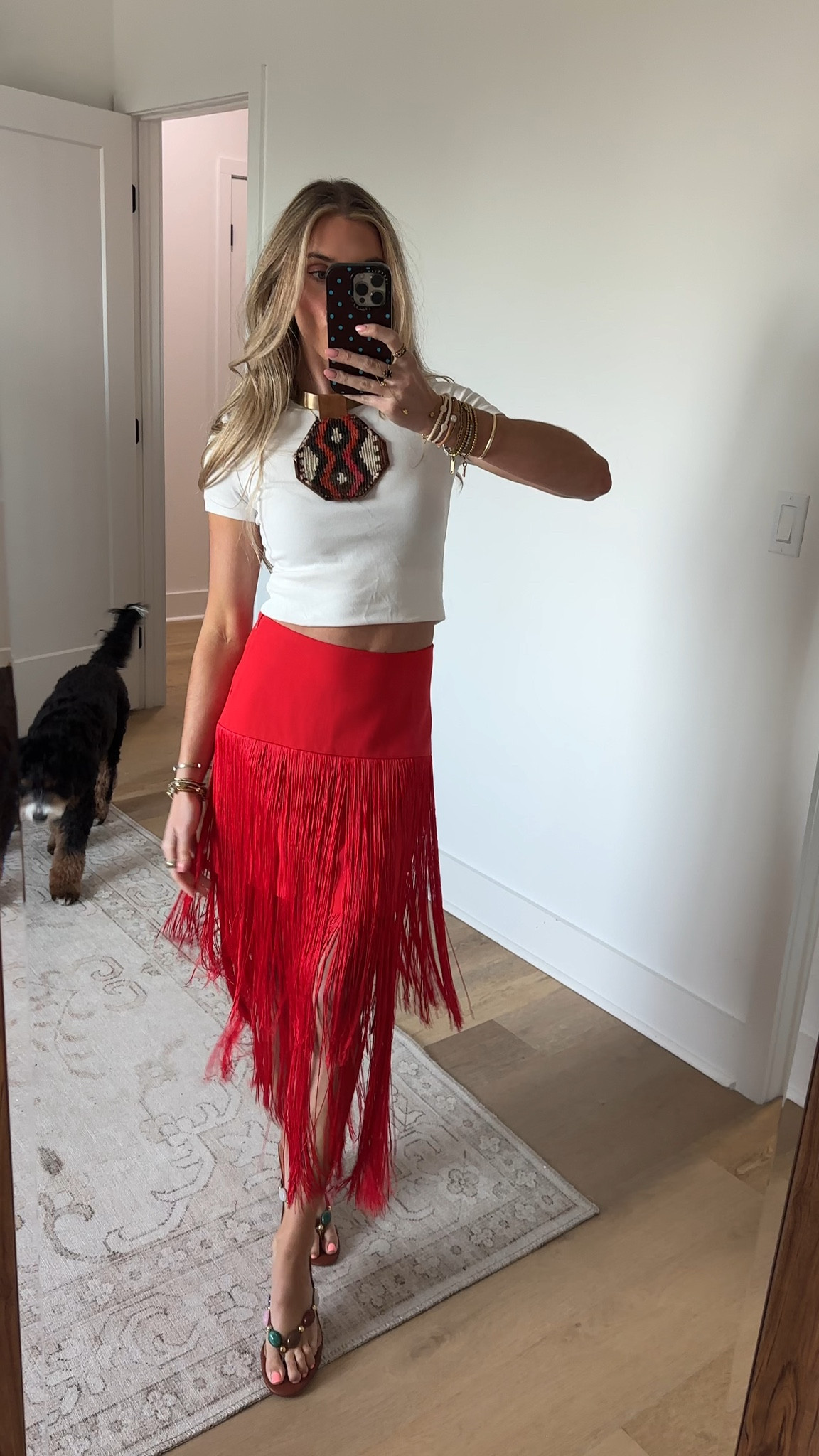 It’s cinco de mayo! My fun fringe skirt is from Walmart size xs and I paired it with my Cuts Clothing size xs (code SLOANEV) tomboy tee. My heels are an amazon find!

#LTKootd #LTKSeasonal #LTKSaleAlert