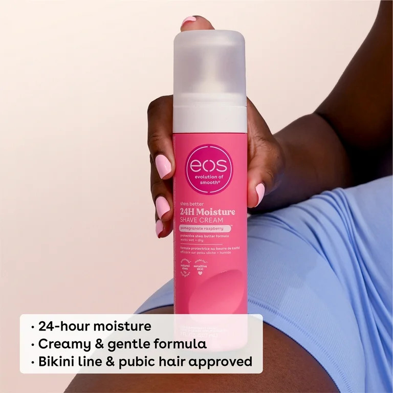 eos Shea Better Travel Shave Cream - Pomegranate Raspberry | 2.5oz | Walmart (US)
