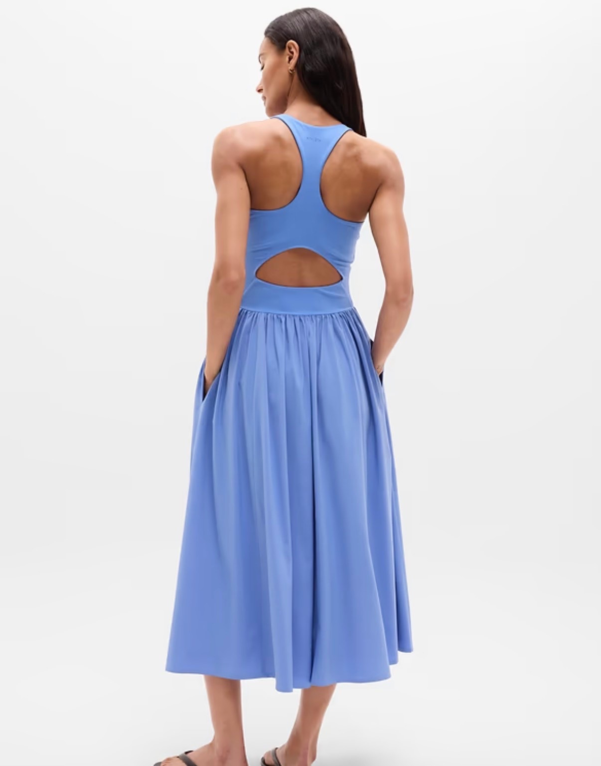 Blue maxi dress for summer with cutout back and built in support

#LTKdayinmylife #LTKootd #LTKSeasonal