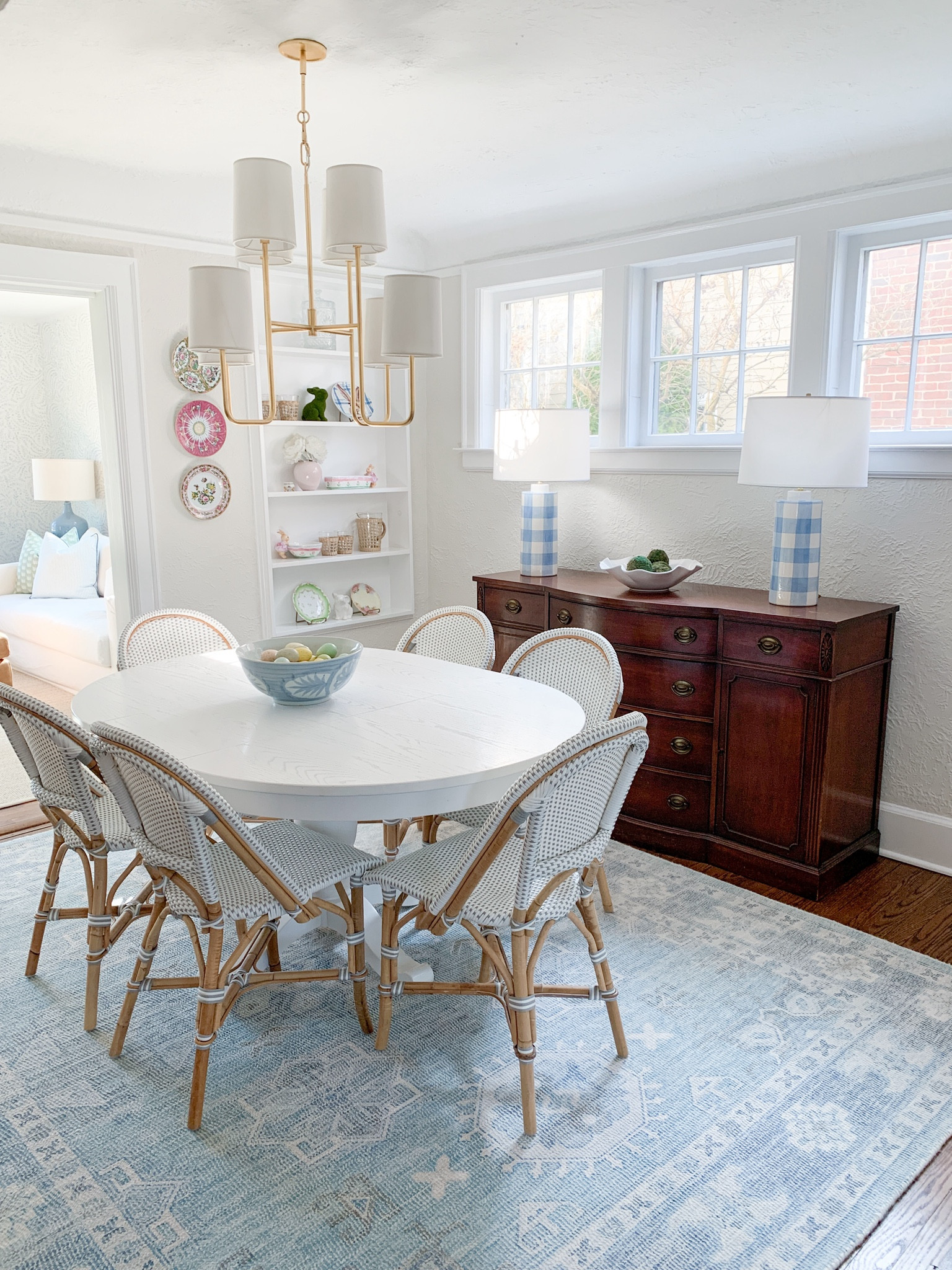 Getting my dining room ready for Easter next week 🐰🩷

#LTKhome #LTKfindsunder100