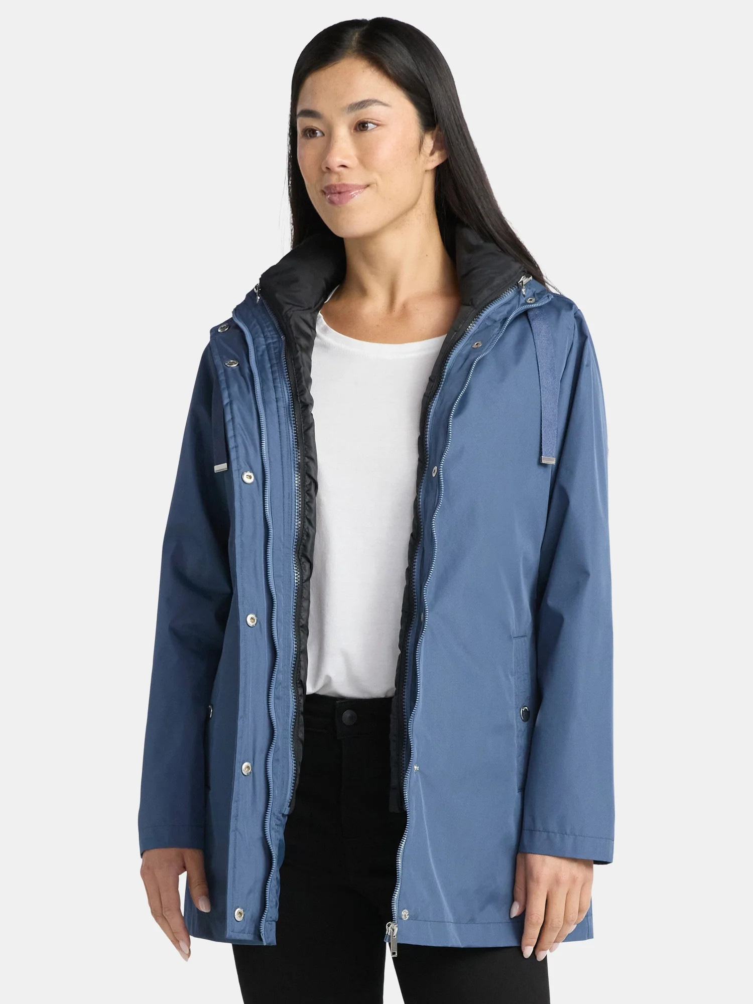 Big Chill Women's and Women's Plus 3 in 1 Systems Jacket with Hood, Sizes S-3X | Walmart (US)