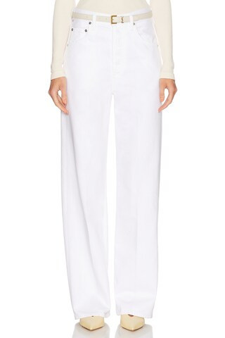 Citizens of Humanity Ayla Baggy in White | FWRD 