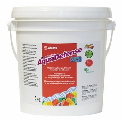 MAPEI Mapelastic Aquadefense 1-Gallon Liquid Membrane Lowes.com | Lowe's
