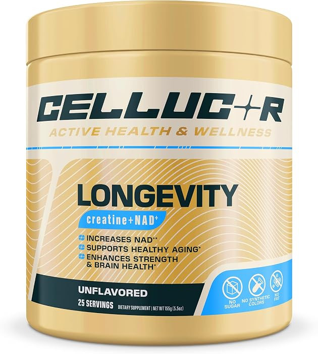 Cellucor\u00ae Longevity Creatine + NAD+ Powder \u2013 Muscle Strength, Recovery & Healthy Aging ... | Amazon (US)