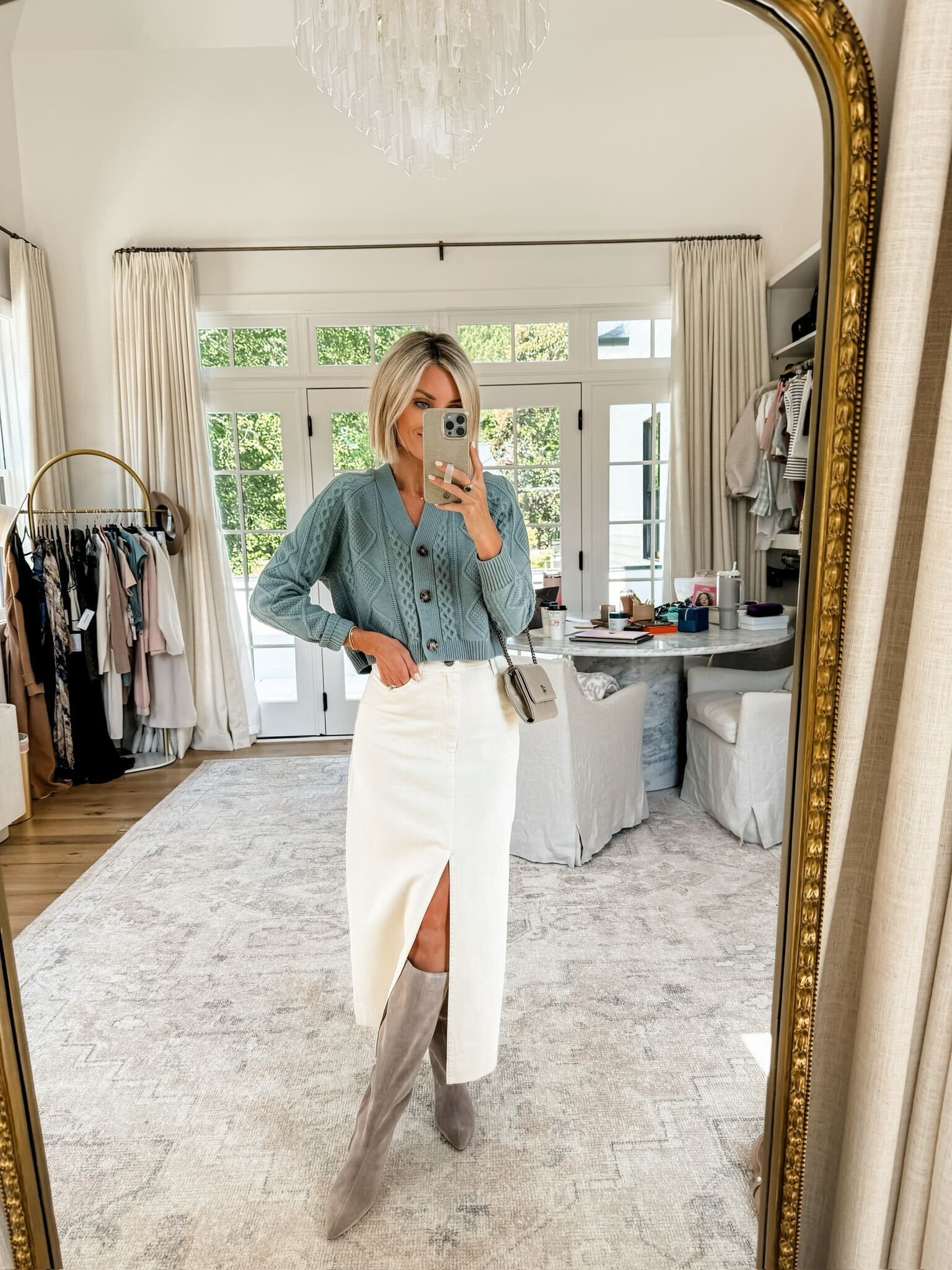 This cropped cardigan and denim skirt are so cute paired together for fall! Wearing XS/25!

Loverly Grey, NSale, Nordstrom anniversary sale, Nordstrom finds 

#LTKSeasonal #LTKSaleAlert #LTKxNSale