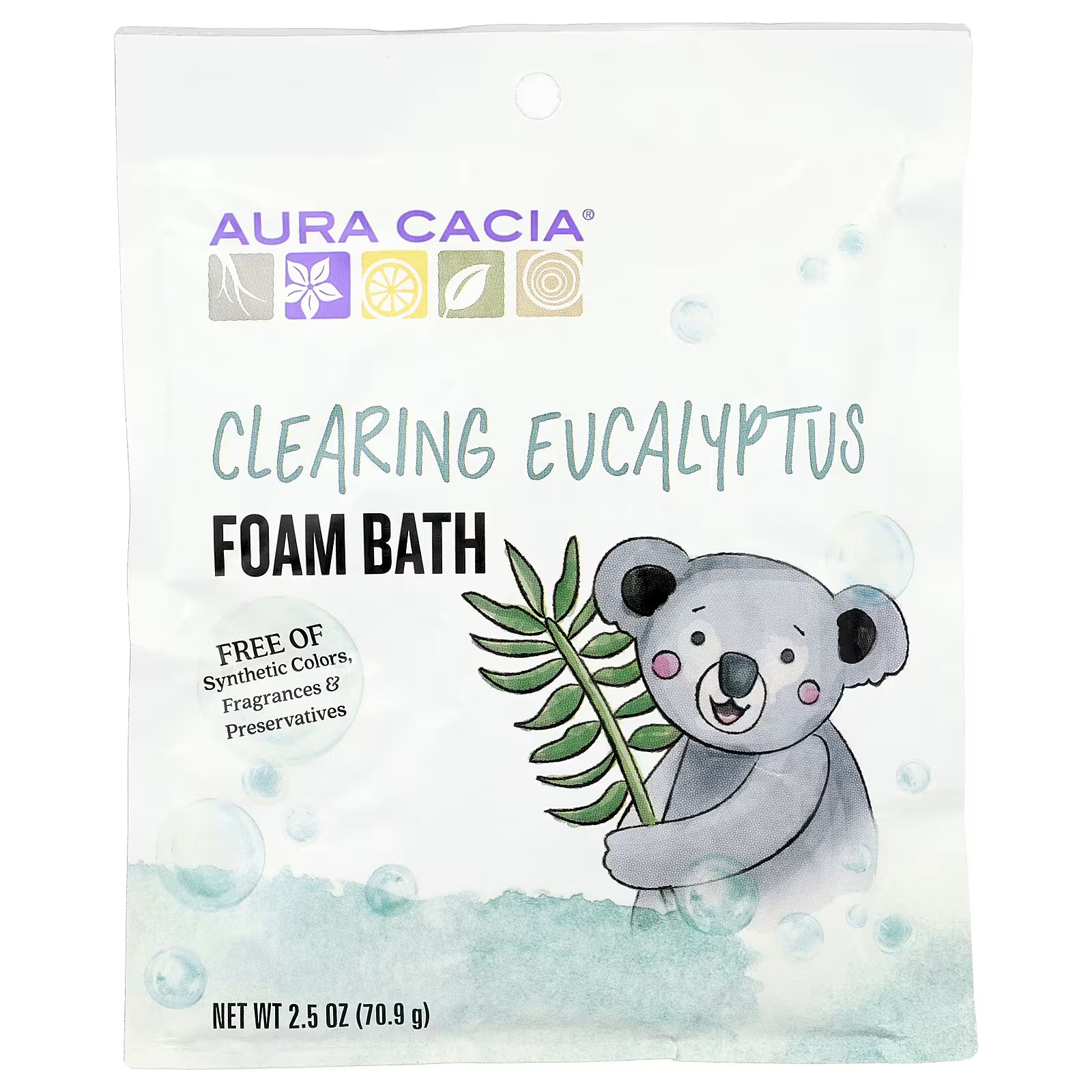 Foam Bath, Clearing  Eucalyptus, 2.5 oz (70.9 g) | iHerb