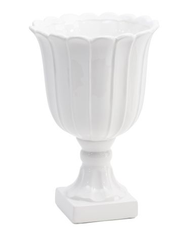 13.75in Large Footed Urn Vase | Marshalls