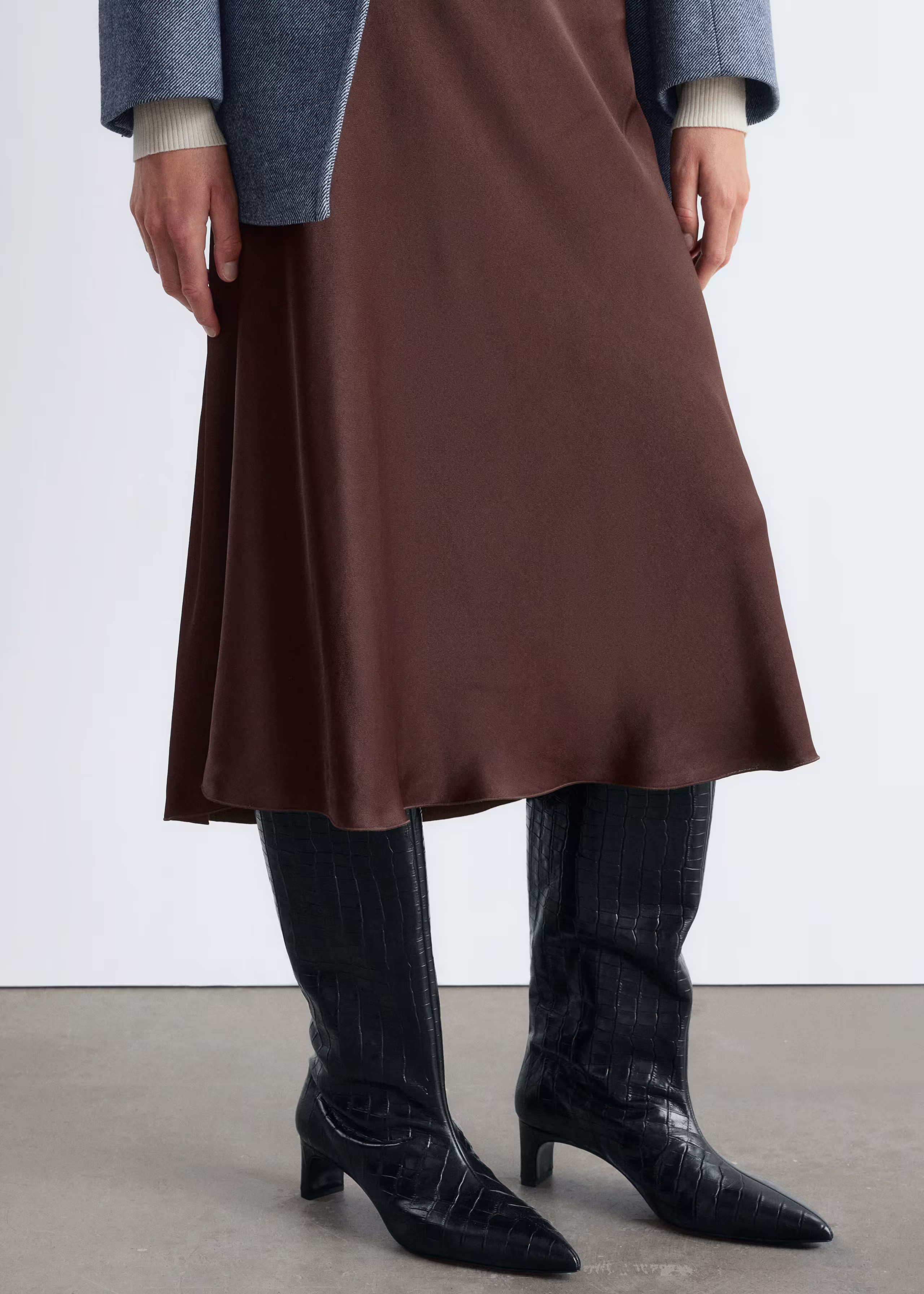 Satin Midi Skirt | & Other Stories UK