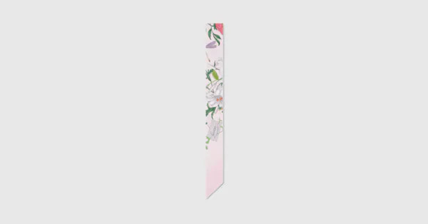 Gucci - Printed silk twill ribbon | Gucci (US)