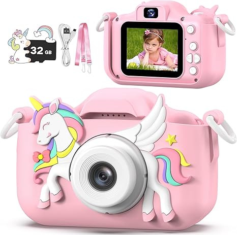 Masterbee Children's Camera Toys for Girls & Boys, 3-12 Years - 1080P HD Video Kids Digital Camer... | Amazon (US)