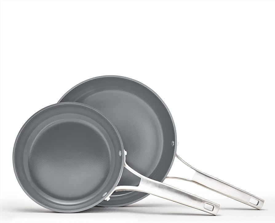 Calphalon® Premier Ceramic Nonstick 8" and 10" Frying Pan Set, Midnight Blue | Amazon (US)