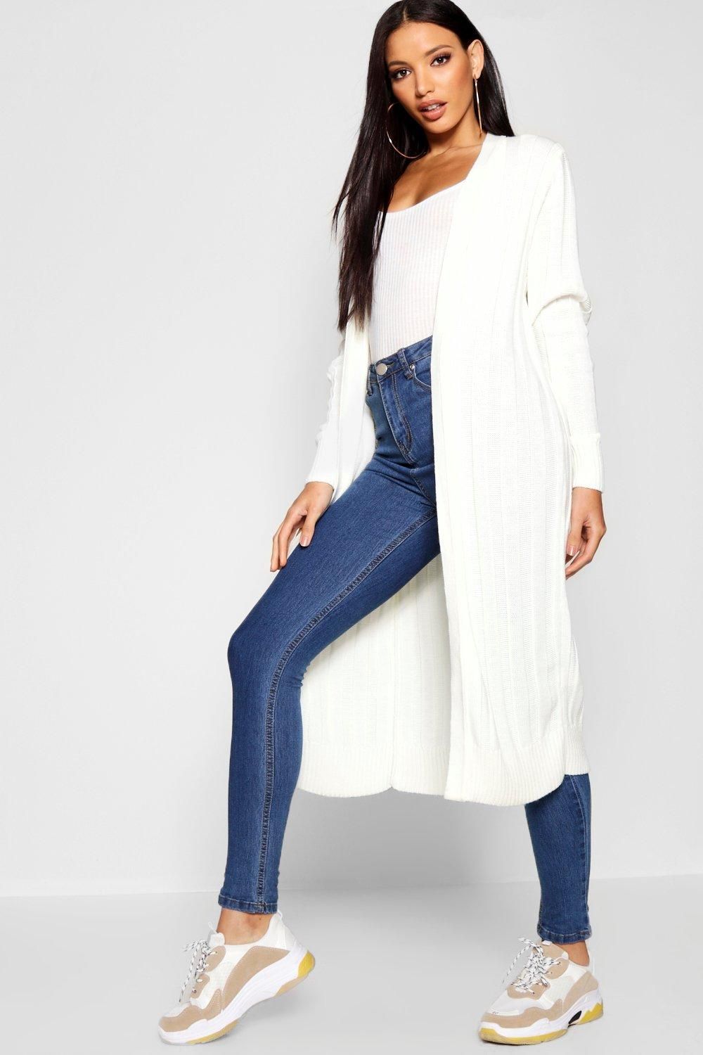 Oversized Longline Boyfriend Cardigan | Boohoo.com (US & CA)