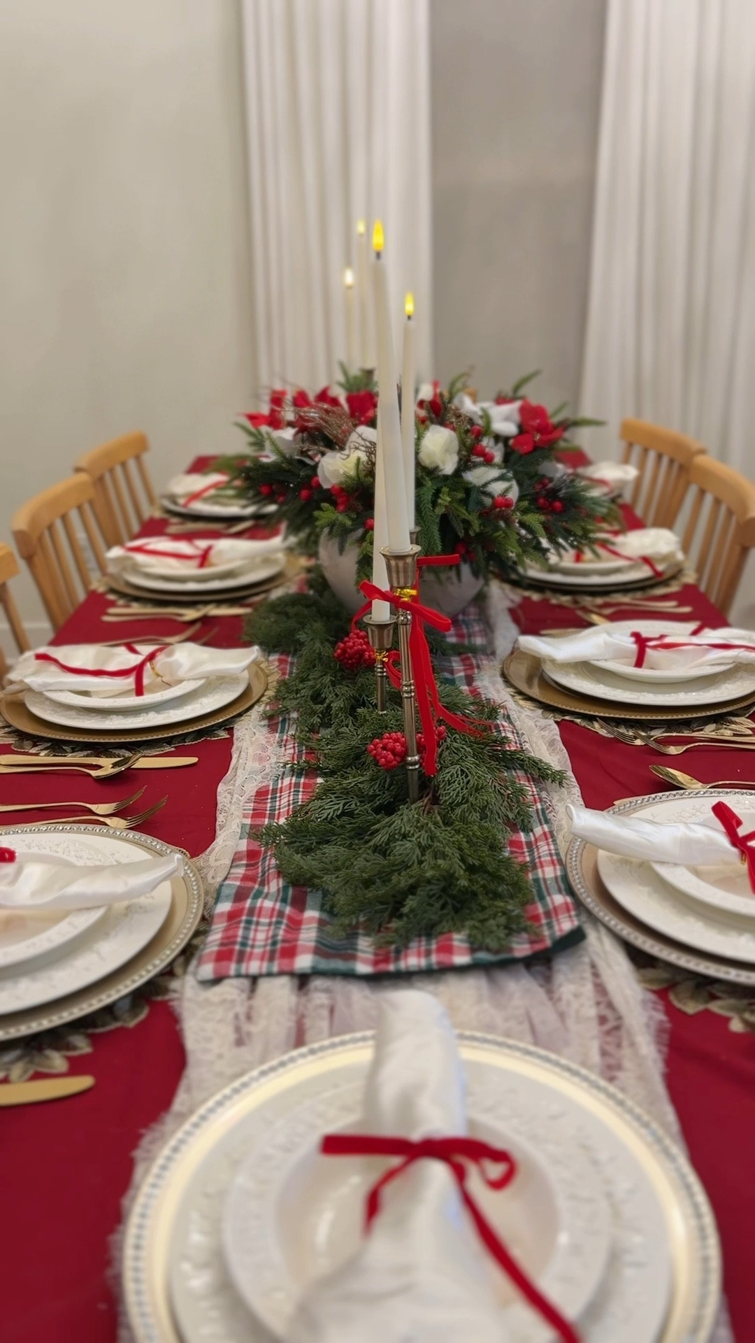 Christmas table setting 

#LTKHoliday #LTKSeasonal #LTKHome
