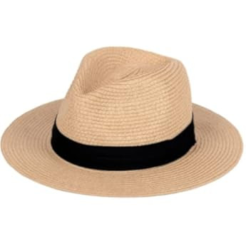Lanzom Summer Beach Sun Hats for Men Women Foldable Floppy Travel Packable Staw Hat, Wide Brim Hat | Amazon (US)