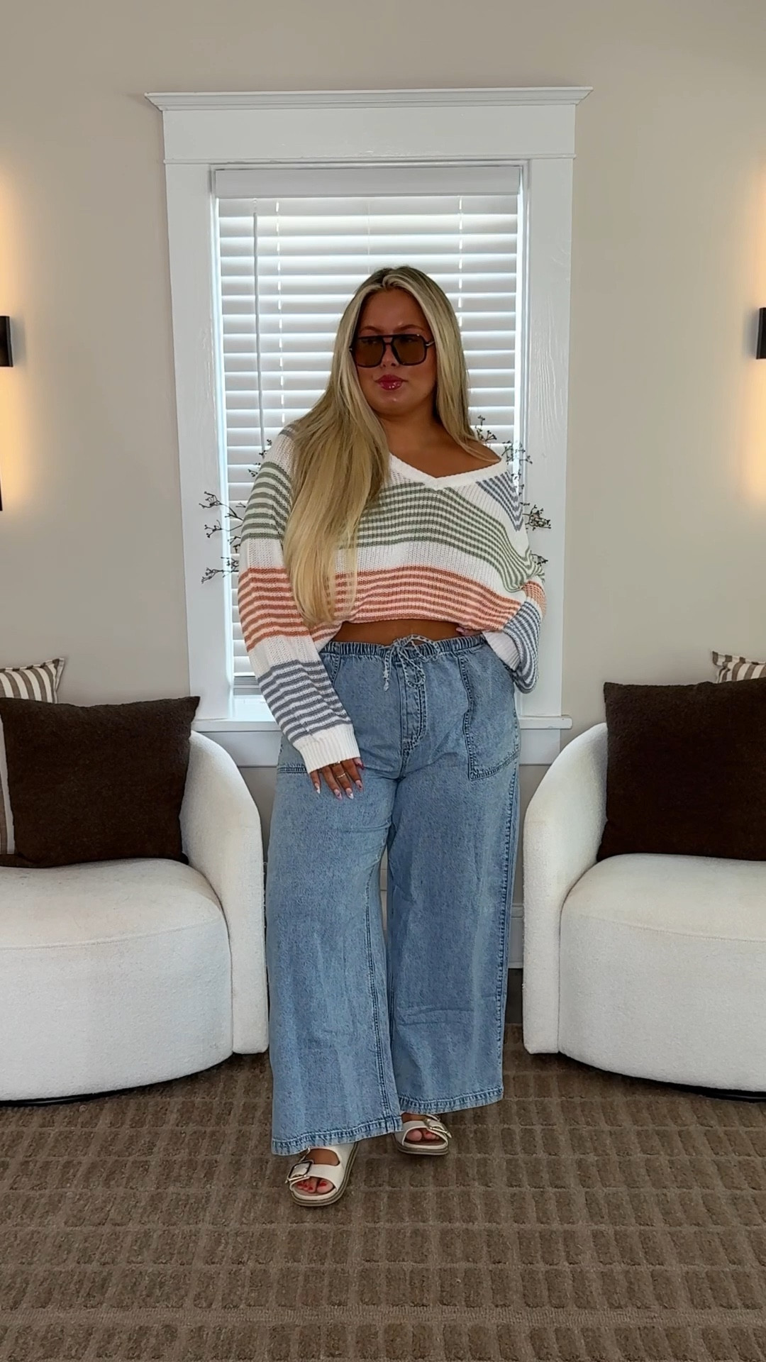 CODE GIANNASAVE25 

Lettie Top (Large) - Oatmeal
Levvie Skirt (X-Large) - Blue
Lorian Top (X-Large) - Olive
Yara Top (X-Large) - Multi
Everlie Bodysuit (Large) - Brown Floral

VICI dolls, VICI collection, try on haul, fall outfits, fall wardrobe, sweaters, comfy clothes, midsize, plus-size, boutiques.

#LTKxVICI #LTKSaleAlert #LTKFindsUnder50