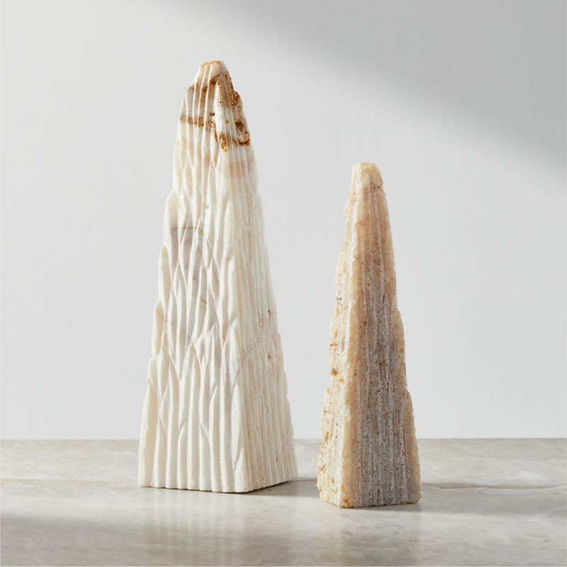 Snow Onyx Trees Set of 2 + Reviews | CB2 | CB2