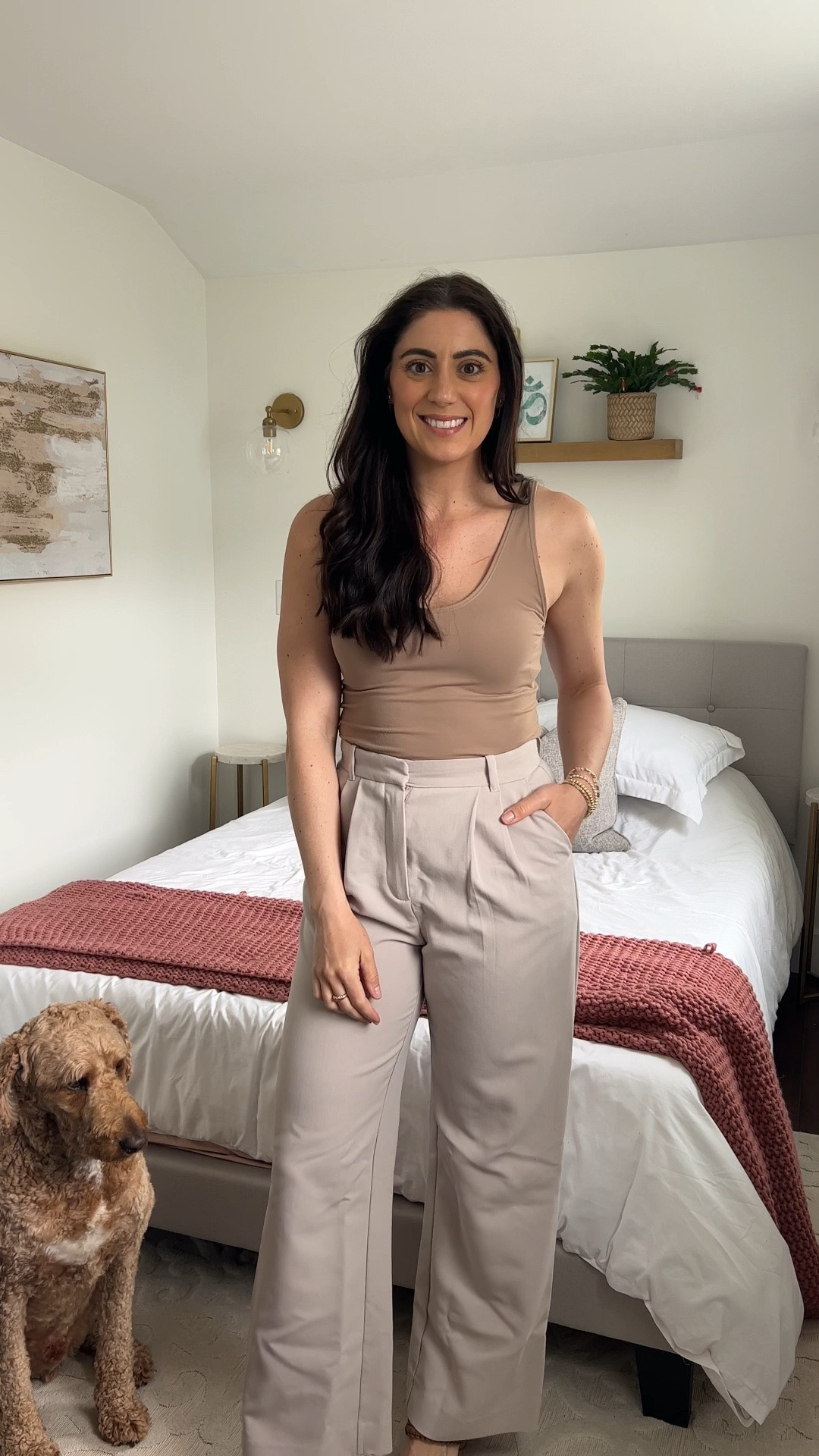 Styling trousers for spring 

Tailored pants, trouser pants, bodysuit, sandals, Target sandals, spring outfit, neutral outfit

#LTKSeasonal #LTKFind #LTKstyletip