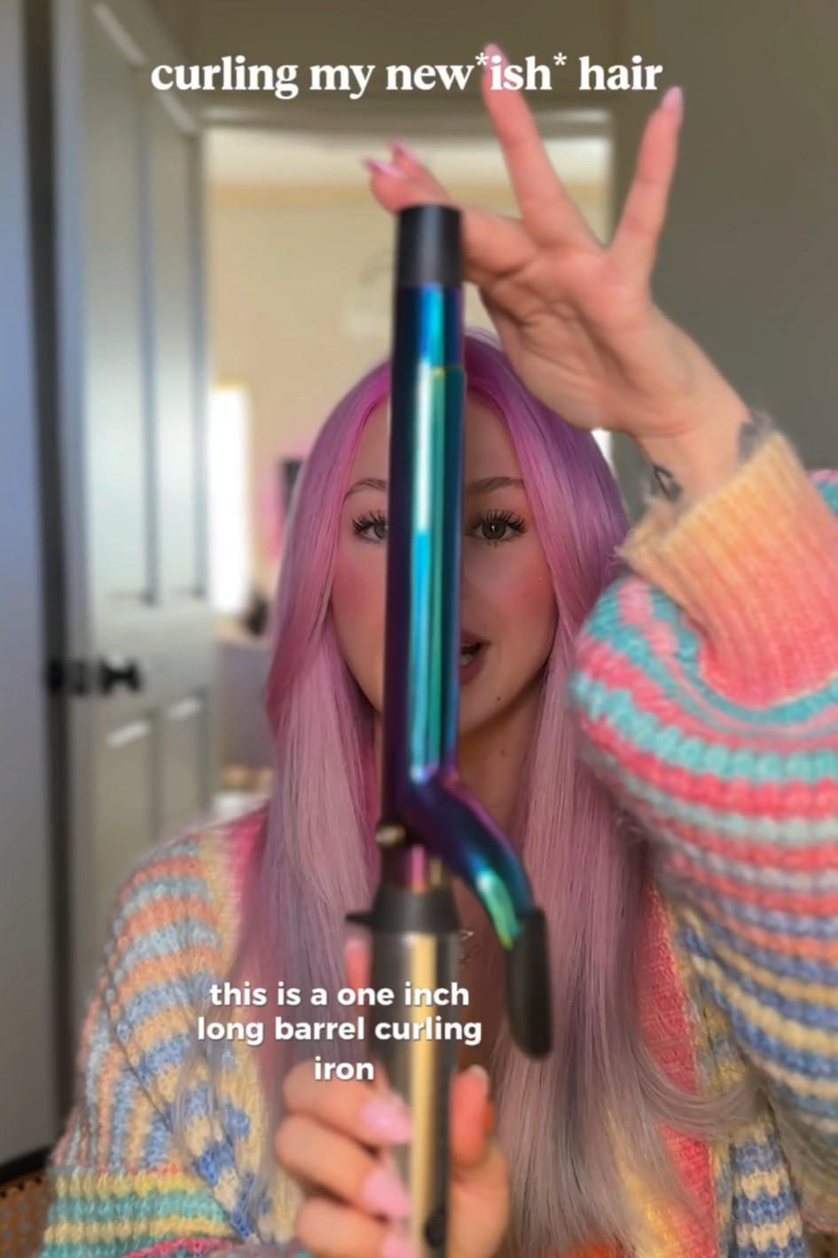the curling iron :)