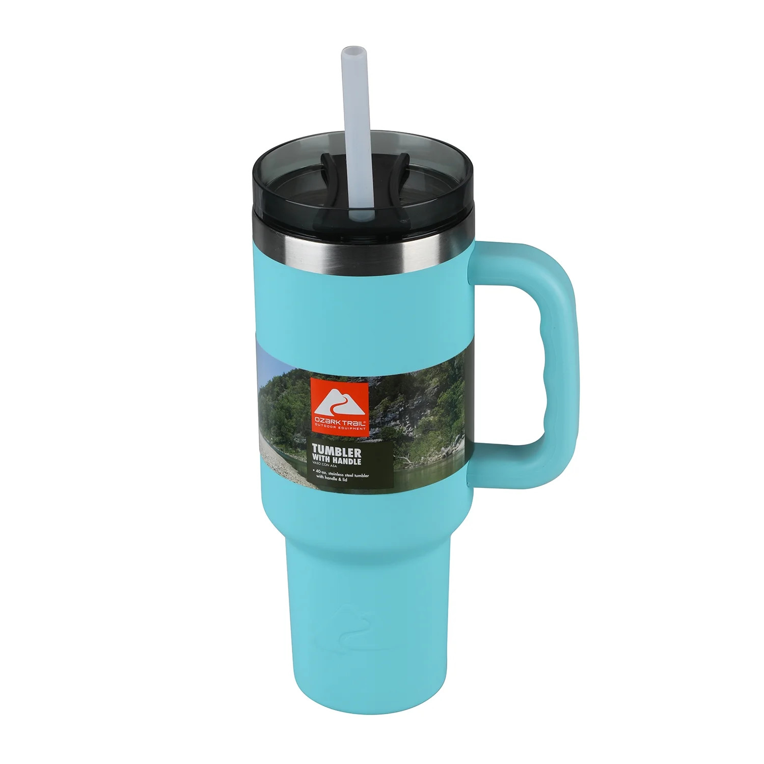 Ozark Trail 40 oz Vacuum Insulated Stainless Steel Tumbler Blue | Walmart (US)