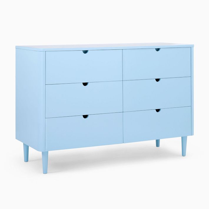 Mitzi 6-Drawer Dresser (48") - Blue | West Elm (US)