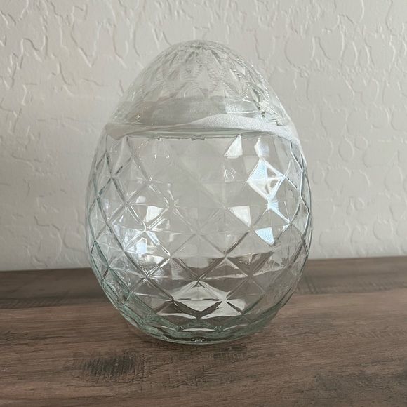 Target Bullseyes Playground Easter Egg Novelty Glass Jar Clear 7” | Poshmark