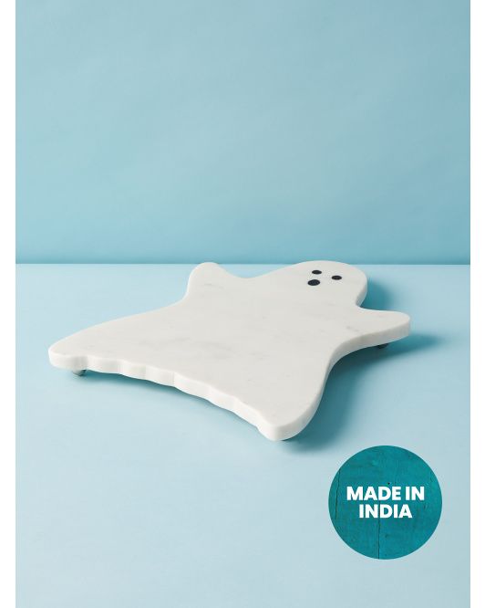 10x14 Marble Ghost Cheese Board | Halloween | HomeGoods | HomeGoods