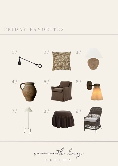 This Fridays favs! 🤎

Living room decor, home decor, Wayfair finds, patio furniture, Amazon finds, target finds, studio McGee, target decor 

#LTKHome #LTKSummerSales #LTKStyleTip