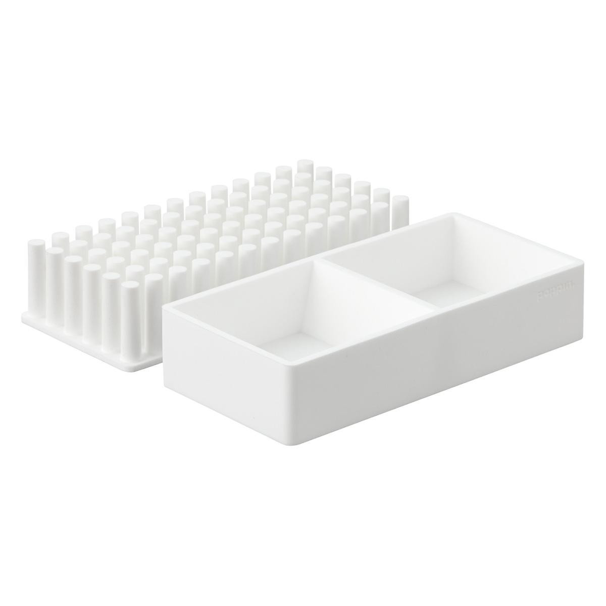 Poppin Softie Grip Grass Silicone Organizer WhiteBy Poppin4.723 Reviews$14.99/eaOr 4 payments of ... | The Container Store
