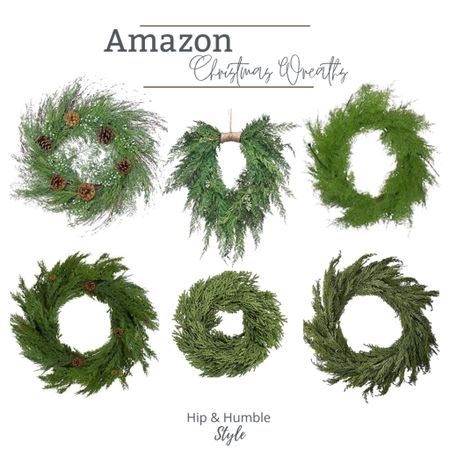 Amazon Christmas wreaths holiday decor, holiday accents, holiday wreaths , Christmas greenery #christmasdecor 

#LTKhome #LTKSeasonal #LTKHoliday