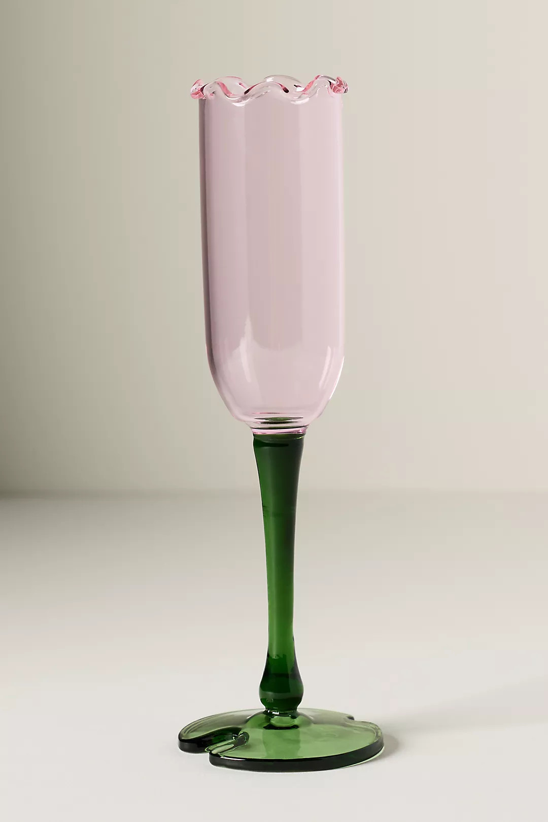 Lilypad Flute Glasses, Set of 4 | Anthropologie (US)