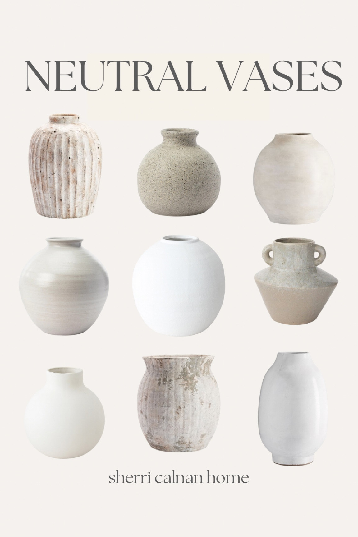 Neutral vases 

#LTKhome #LTKunder100