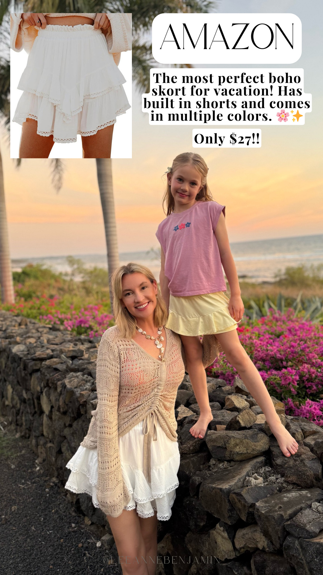 Obsessed with this boho skort from Amazon—flowy, flattering, and only $27! 🤩 Comes in multiple colors, so you might need more than one! 😉 

 #LTKSpringSale #LTKFindsUnder50 #LTKTravel