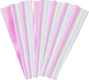 20pcs Cellophane Wrap Paper Clear Rainbow Color for Birthday Mother's Day Valentine's Day Christm... | Amazon (US)