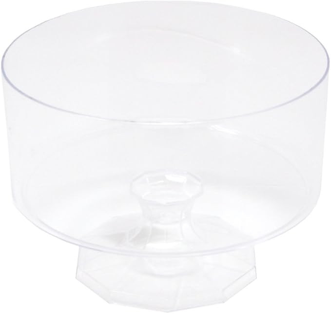 Homeford Mini Plastic Trifle Pedestal Bowl, Clear, 4-1/4-Inch | Amazon (US)