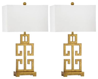 Safavieh Greek Key Table Lamp (Set of 2) | Ashley Homestore