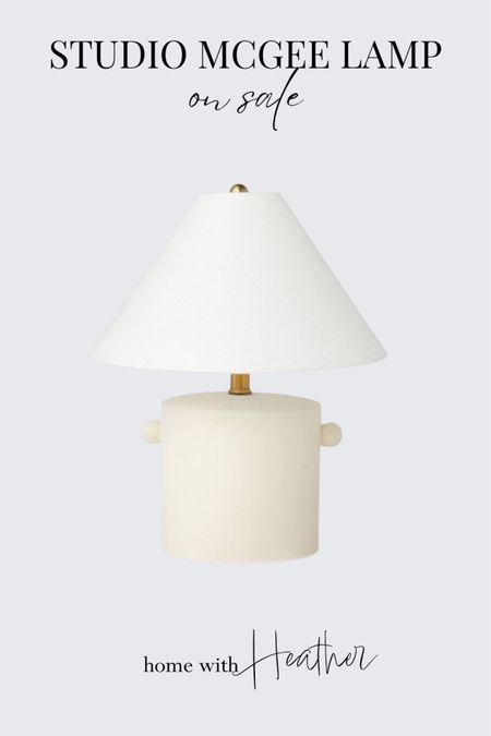 My Ceramic Table Lamp with knobs by Studio McGee is ON SALE.
White ceramic lamp, ceramic table lamp, Studio McGee lamp, cone lamp, jug lamp, table decor.
Home office decor, living room decor, home decor.
#homedecor #studiomcgee #lamp

#LTKFind #LTKsalealert #LTKhome